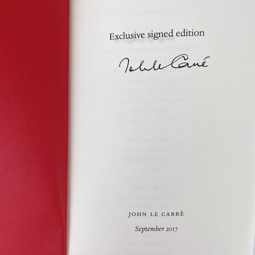 123 - Signed John Le Carre. Eight signed works with fifteen other works. Signed works include The Night Ma... 