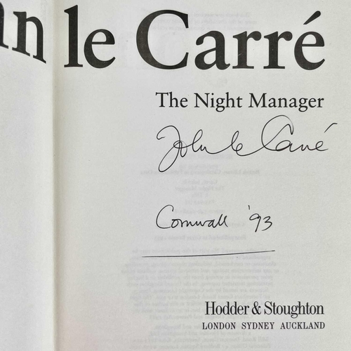 123 - Signed John Le Carre. Eight signed works with fifteen other works. Signed works include The Night Ma... 