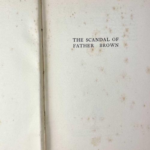 124 - G.K CHESTERTON The Incredulity of Father Brown 1st edition 1926, together with The Scandal of Father... 