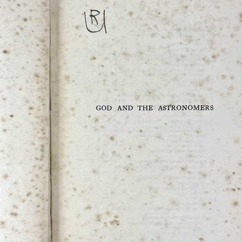 126 - JOSEPH CONRAD The Arrow of Gold 1919, together with W.R. INGE God and the Astronomers 1933, JOHN OSB... 