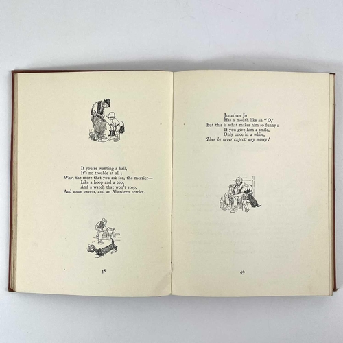 127 - A.A MILNE 'The World of Pooh' 1st edition 1958, with dj unclipped chipped and frayed, mold to cloth;... 