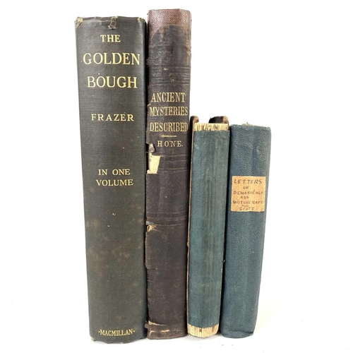 128 - J.G FRAZER The Golden Bough 1927, together with SIR WALTER SCOTT, BART, Letters on Demonology and Wi... 