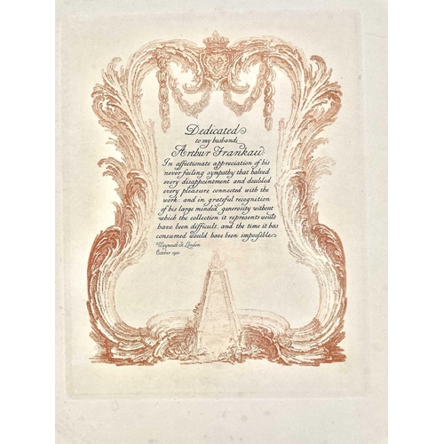 132 - JULIA FRANKUA. 'Eighteenth Century Colour Prints' 'An Essay on certain Stipple Engravers and their W... 