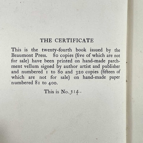 143 - HENRY WILLIAMS. 'The Wet Flanders Plain,' First limited edition, 314/400, cloth backed abstract boar... 