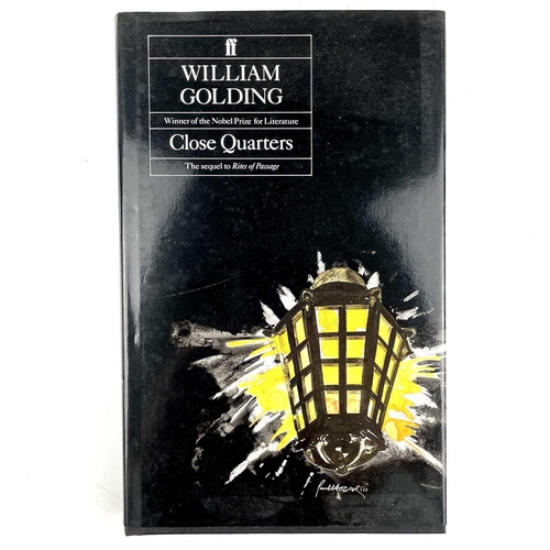 144 - Nine first editions including a signed Kingsley Amis. WILLIAM GOLDING. 'Rites of Passage,' first edi... 