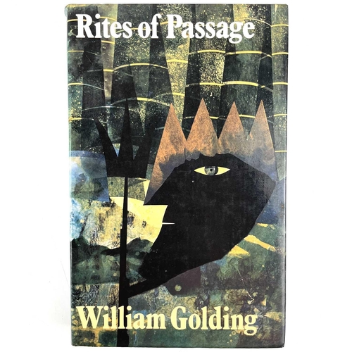 144 - Nine first editions including a signed Kingsley Amis. WILLIAM GOLDING. 'Rites of Passage,' first edi... 