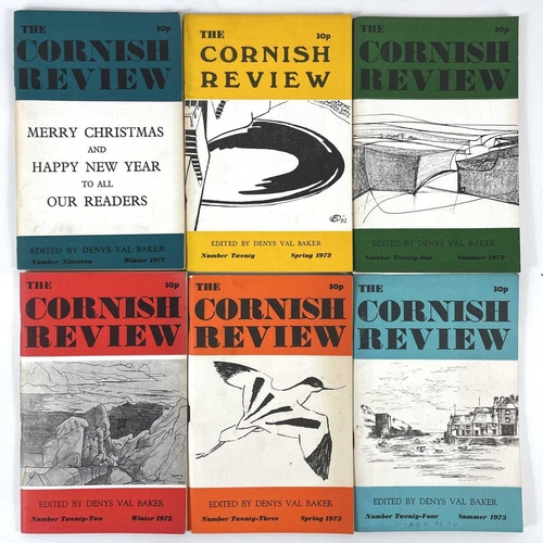 15 - The Cornish Review Edited by DENYS VAL BAKER 1966-1974 issues 1-27 complete run.