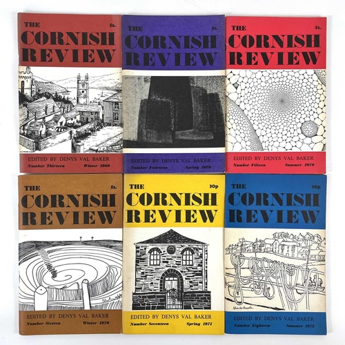 15 - The Cornish Review Edited by DENYS VAL BAKER 1966-1974 issues 1-27 complete run.