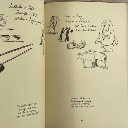 151 - Two books on Edward Lear. TEAPOTS AND QUAILS By Edward Lear Edited by Angus Davidson and Philip Hofe... 