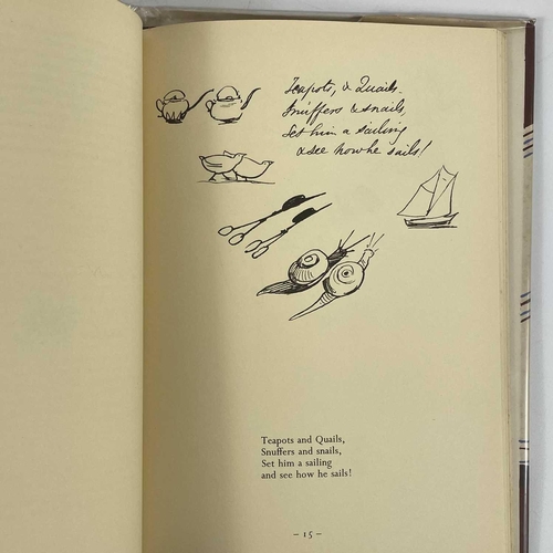 151 - Two books on Edward Lear. TEAPOTS AND QUAILS By Edward Lear Edited by Angus Davidson and Philip Hofe... 