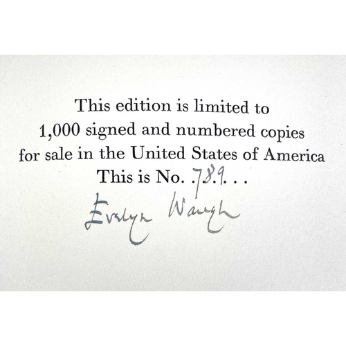 158 - Signed limited edition Evelyn Waugh. BASIL SEAL RIDES AGAIN OR THE RAKE’S REGRESS (1963) Little Brow... 