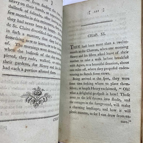 167 - SANDERS (Charlotte) The Little Family, 2 vols in 1, later quarter-calf, Bath, 1797.