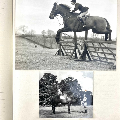 173 - The private stud book of A. C. W. Norman of Wilcote Manor, Oxfordshire, with photos, prizes, prices ... 