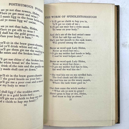 175 - ALGERNON CHARLES SWINBURNE 'Posthumous Poems,' first edition, rebacked, gilt embossed coat of arms t... 