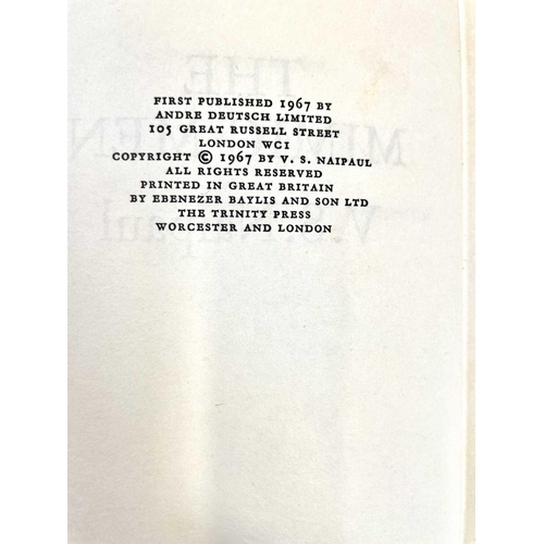 179 - V. S. NAIPUL. 'The Mimic Men,' first edition, original cloth, unclipped dj, tear to dj, a spotted ed... 