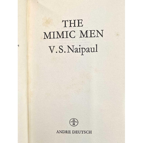 179 - V. S. NAIPUL. 'The Mimic Men,' first edition, original cloth, unclipped dj, tear to dj, a spotted ed... 