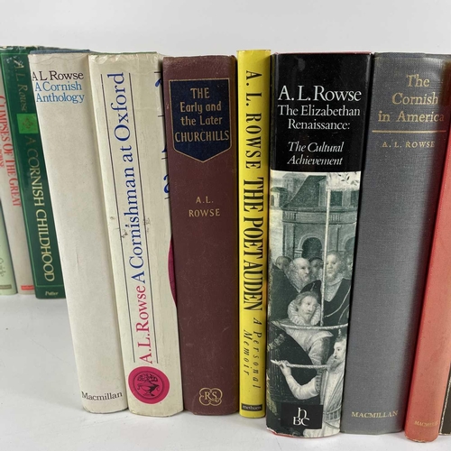 18 - A.L. ROWSE, A comprehensive and varied collection. Fifteen signed editions of various titles and twe... 