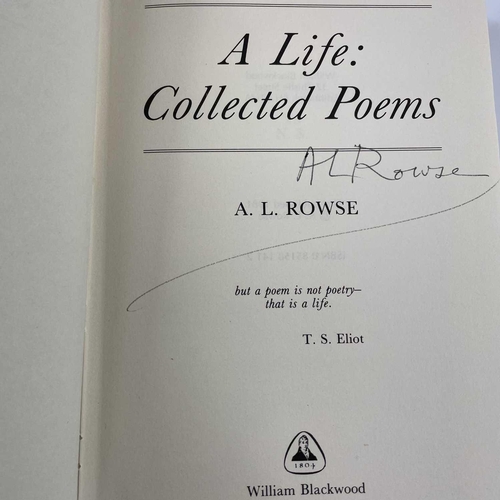 18 - A.L. ROWSE, A comprehensive and varied collection. Fifteen signed editions of various titles and twe... 