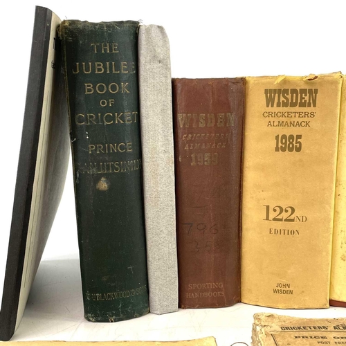 187 - CRICKET INTEREST 'John Wisden's Cricket Almanack for 1906,' original paper wraps, loss to spine, adv... 