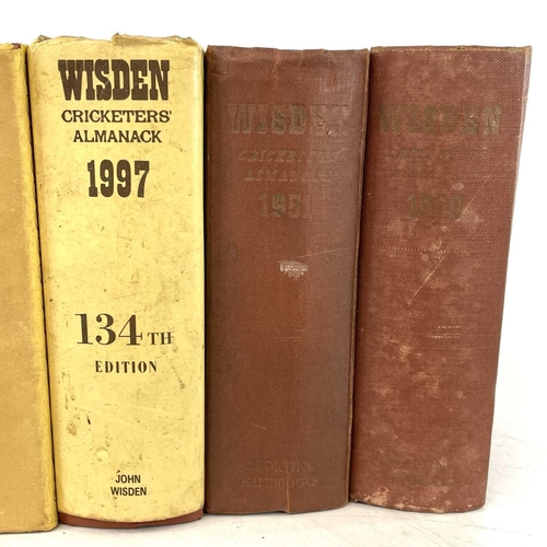 187 - CRICKET INTEREST 'John Wisden's Cricket Almanack for 1906,' original paper wraps, loss to spine, adv... 