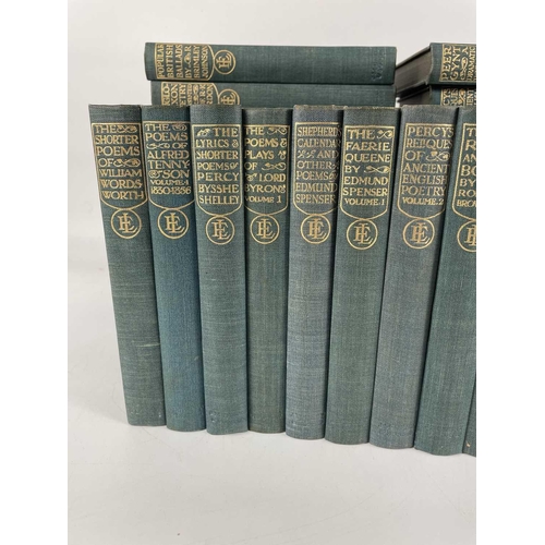 191 - A tidy set of forty-eight 'Everyman' Library'. Teal cloth with gold embossed spine titles, edited by... 