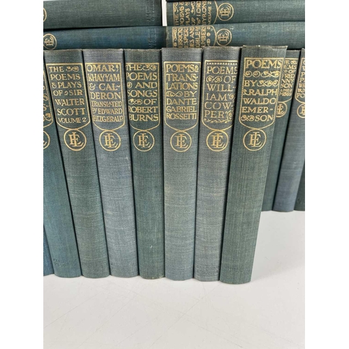 191 - A tidy set of forty-eight 'Everyman' Library'. Teal cloth with gold embossed spine titles, edited by... 