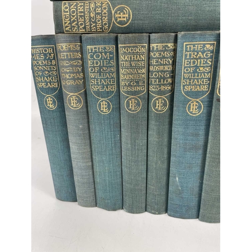 191 - A tidy set of forty-eight 'Everyman' Library'. Teal cloth with gold embossed spine titles, edited by... 