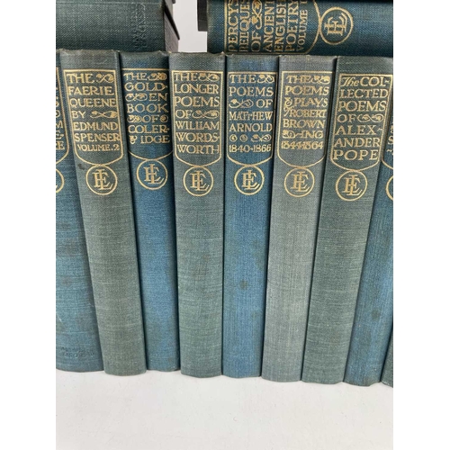 191 - A tidy set of forty-eight 'Everyman' Library'. Teal cloth with gold embossed spine titles, edited by... 