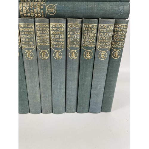 191 - A tidy set of forty-eight 'Everyman' Library'. Teal cloth with gold embossed spine titles, edited by... 