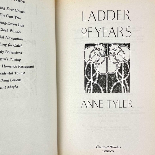 197 - Five UK first editions by Anne Tyler. BREATHING LESSONS (1989) together with LADDER OF YEARS (1995) ... 