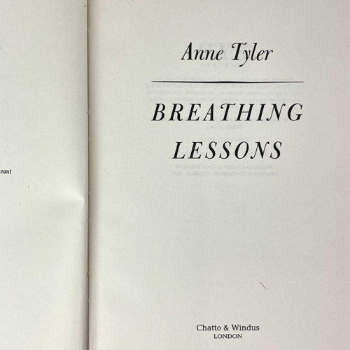 197 - Five UK first editions by Anne Tyler. BREATHING LESSONS (1989) together with LADDER OF YEARS (1995) ... 