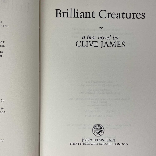 199 - Seven works by Clive James. THE CRYSTAL BUCKET (1981) Together with BRILLIANT CREATURES (1983) and S... 