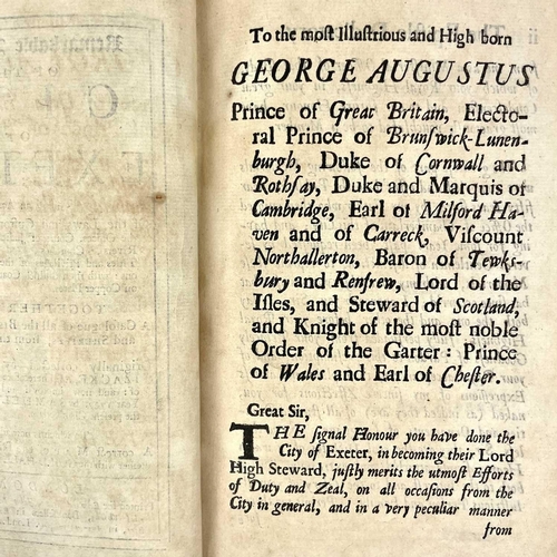 206 - Two antiquarian books on Exeter. JENKINS’S CIVIL AND ECCLESIASTICAL HISTORY OF THE CITY OF EXETER AN... 