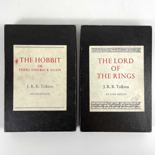 221 - J. R. R. TOLKIEN. 'The Lord of The Rings,' and 'The Hobbit'. De Luxe Editions, original decorative c... 