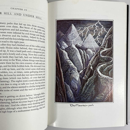 221 - J. R. R. TOLKIEN. 'The Lord of The Rings,' and 'The Hobbit'. De Luxe Editions, original decorative c... 