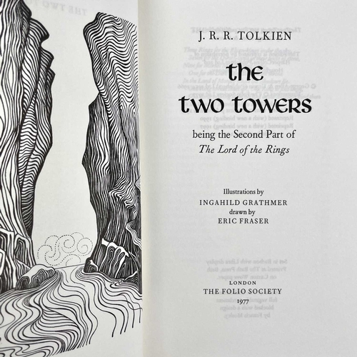 222 - J. R. R. TOLKIEN. Five works published by 'The Folio Society'. 'The Hobbit', 'The Lord of the Rings'... 