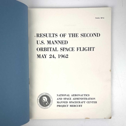 223 - NASA and space flight interest. 'Results of the Second United States Manned Orbital Space Flight May... 