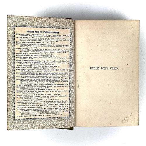 225 - Four diverse works. HARRIET BEECHER STOWE. 'Uncle Tom's Cabin; Or, Life Among The Lowly,' first thus... 