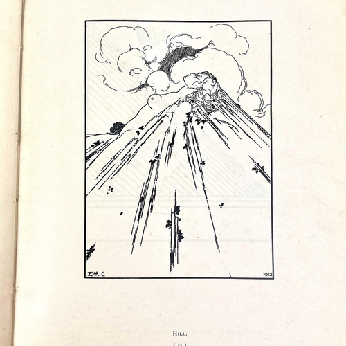 228 - ERNEST H. R. COLLINGS. 'Outlines. A Book of Drawings'. Signed and inscribed by the author 'To Nurse ... 