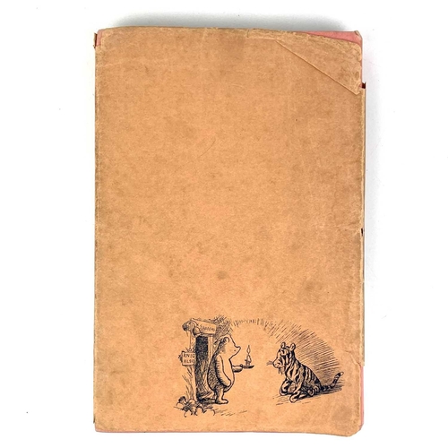 236 - A. A. MILNE. 'The House at Pooh Corner'. First edition, tears and loss to dj, original cloth with so... 