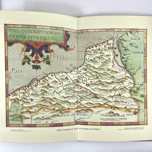 24 - JOHN NORDEN jo Manuscript Maps of Cornwall and its Nine Hundreds Reproduced in facsimile by Collotyp... 