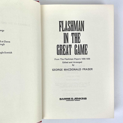 245 - Twelve first edition 'Flashman's' by G. M. Fraser. G. M. FRASER. 'Flashman,' first edition, original... 