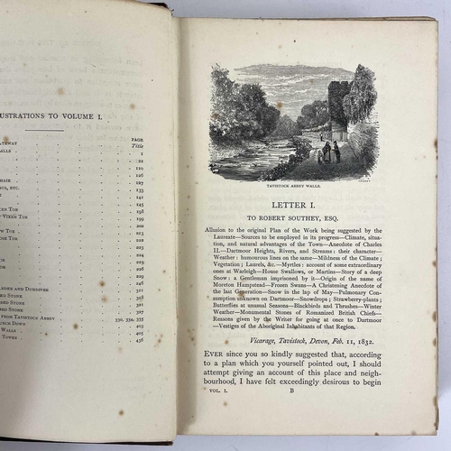 25 - ANNA ELIZA BRAY (Mrs) The Borders of the Tamar and Tavy volumes 1 and 2, 1879. (2)