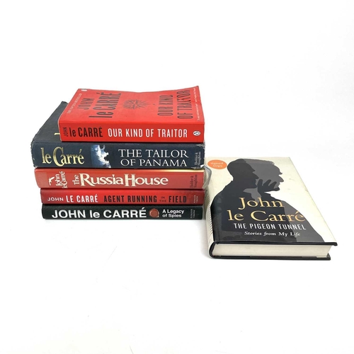 27 - John Le Carre. One signed and five firsts. JOHN LE CARRE. 'The Pidgeon Tunnel,' signed by author, fi... 