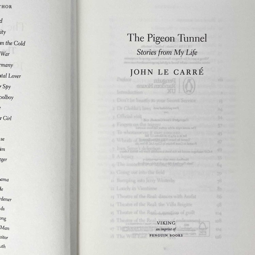 27 - John Le Carre. One signed and five firsts. JOHN LE CARRE. 'The Pidgeon Tunnel,' signed by author, fi... 