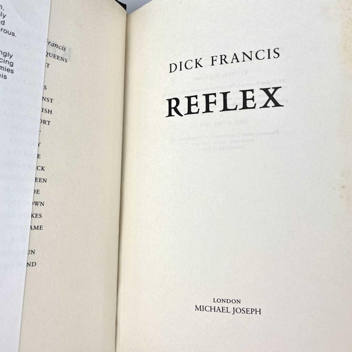 272 - Twenty-six works by Dick Francis, mostly first impressions. Including 'The Danger', 'Whip Hand', 'Re... 