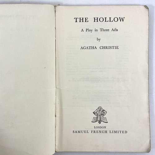 273 - 'The Hollow' by Agatha Christie. First edition, original cloth, rubbed, clipped dj, sporadic light s... 