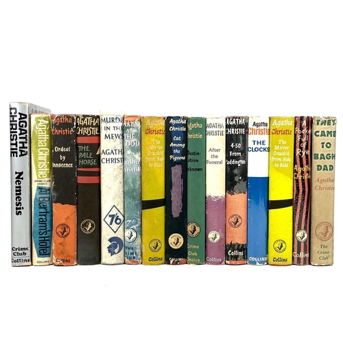 275 - Fourteen Agatha Christie first editions. AGATHA CHRISTIE. '4.50 from Paddington,' first edition, ori... 