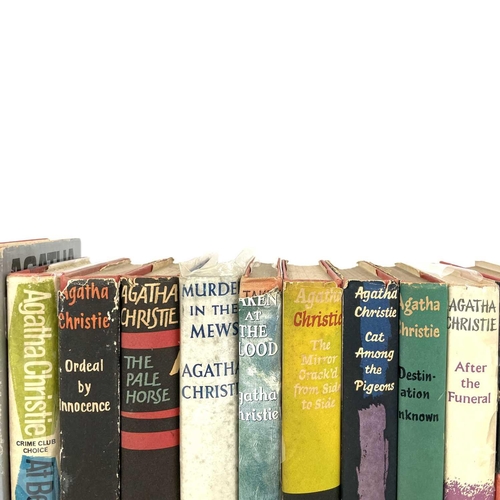 275 - Fourteen Agatha Christie first editions. AGATHA CHRISTIE. '4.50 from Paddington,' first edition, ori... 