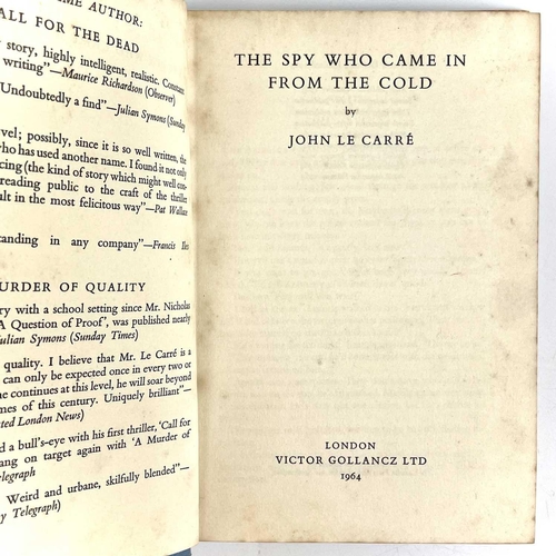 278 - John Le Carre. 'The Looking-Glass War,' first edition, original cloth, sun bleached spine to unclimb... 